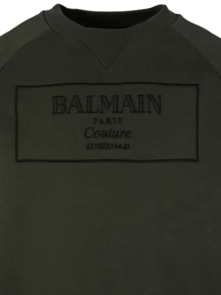 Bluza dziecięca Balmain zielona