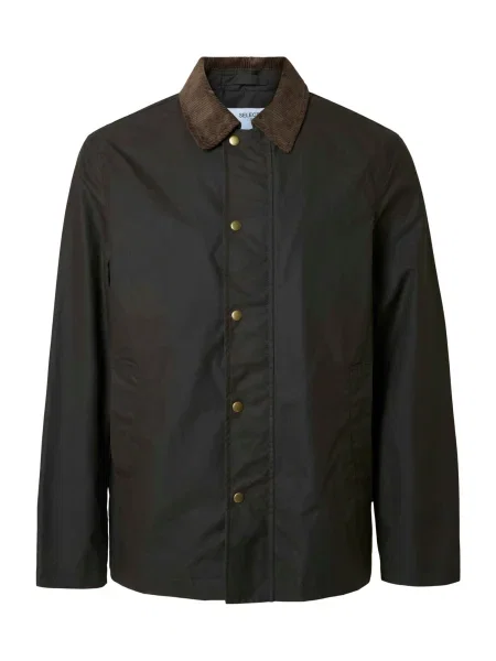 SELECTED Geacă de primăvară-toamnă SLHWALTER închis maro