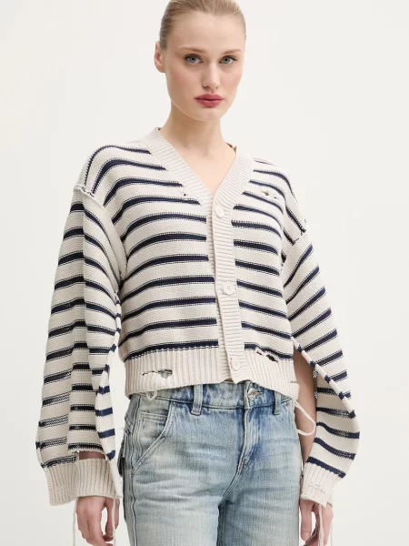 Maison Margiela cardigan din femei light bej