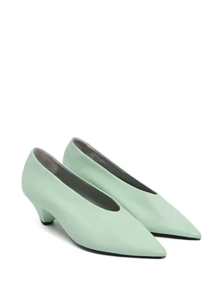 Pantofi cu toc Bimba Y Lola din piele verde