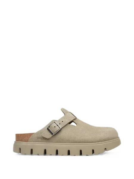 Mules Birkenstock σουέντ με αγκράφα chunky