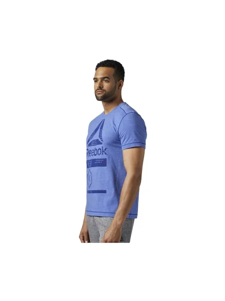 Tricou Reebok Sport albastru