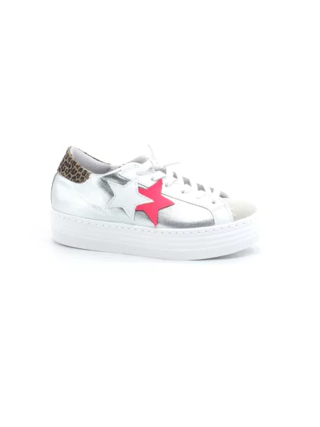 Sneakersy 2star skórzane szare