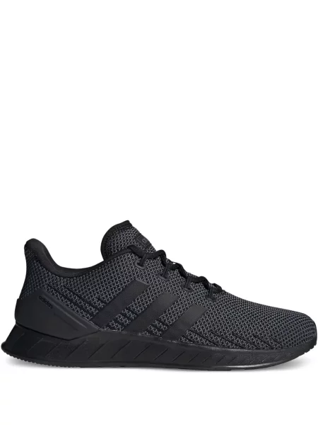 Pruhované trekkingové lněné tenisky Adidas UltraBoost šedé