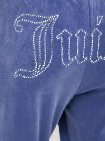 Velúr sportnadrág Juicy Couture lila