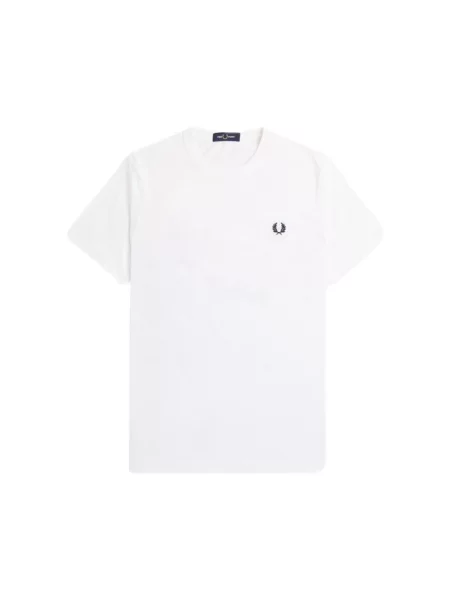 Koszulka Fred Perry z nadrukiem biała