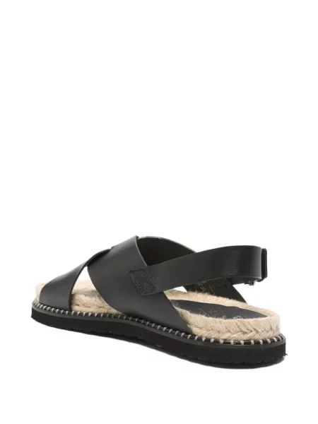 Sandale Castaner slingback cu bretele negru