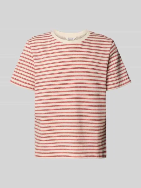 T-shirt o kroju regular fit z mieszanka bawełny model KEVIN' Selected Homme czerwona