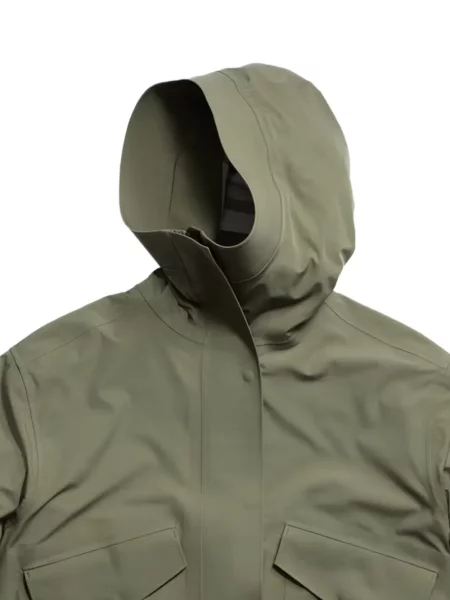 Geacă Canada Goose cu glugă verde