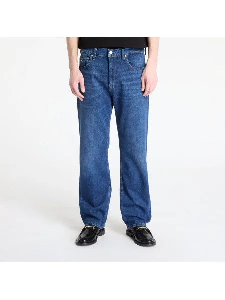 Pantaloni Tommy Jeans Otis Regular Straight Jeans Denim albastru