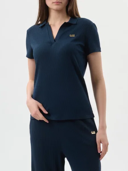 Поло Ea7 Emporio Armani синее