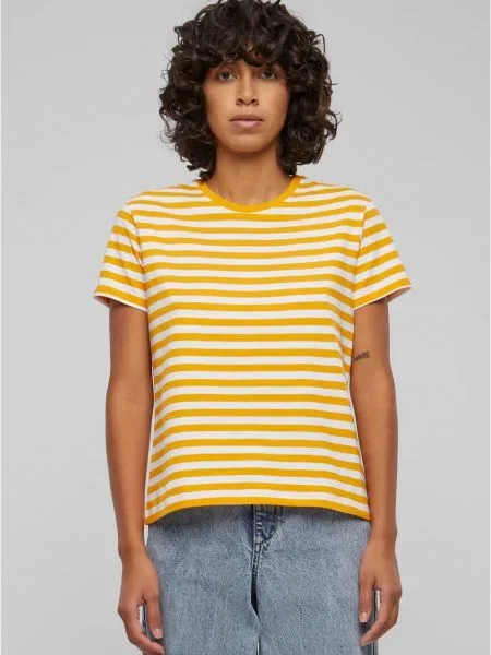 Tricou Urban Classics cu dungi alb