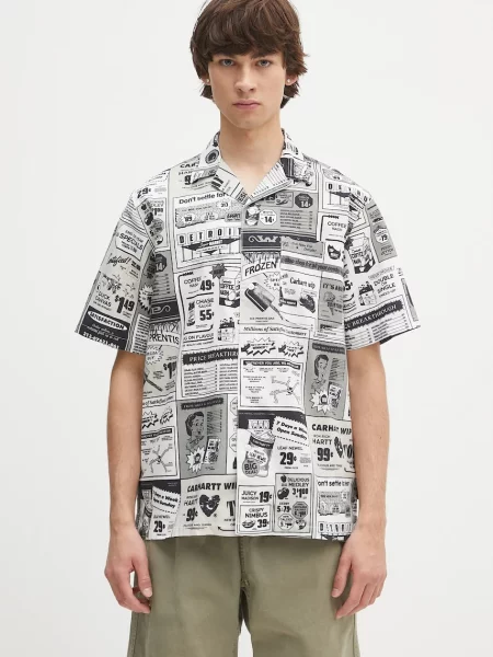 Πουκάμισο Carhartt WIP S/S Catalogue Shirt πολύχρωμο