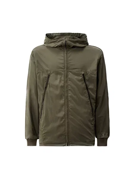 Sweter C.p. Company z kapturem zielony