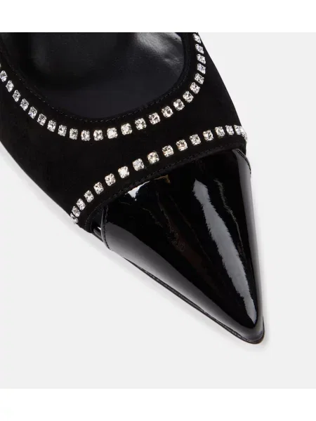 Kožené lakované lodičky Christian Louboutin čierna