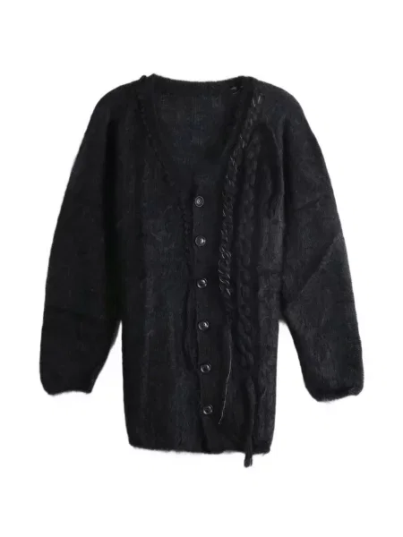 Cardigan Y's tricotate negru