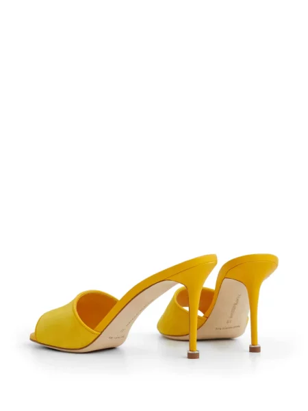 Sandale Manolo Blahnik galben