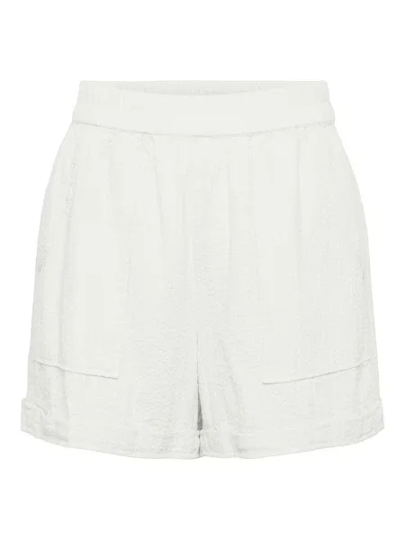 PIECES Pantaloni KIANA' alb