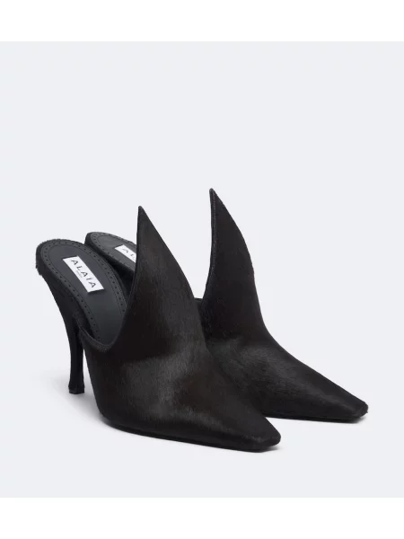 Papuci tip mules Alaïa maro