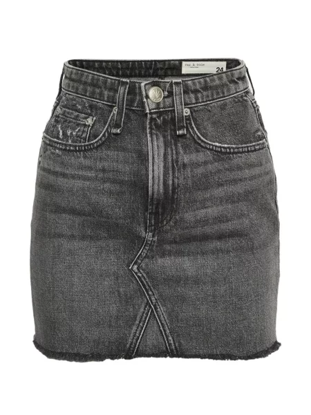 Fustă din denim Rag & Bone gri