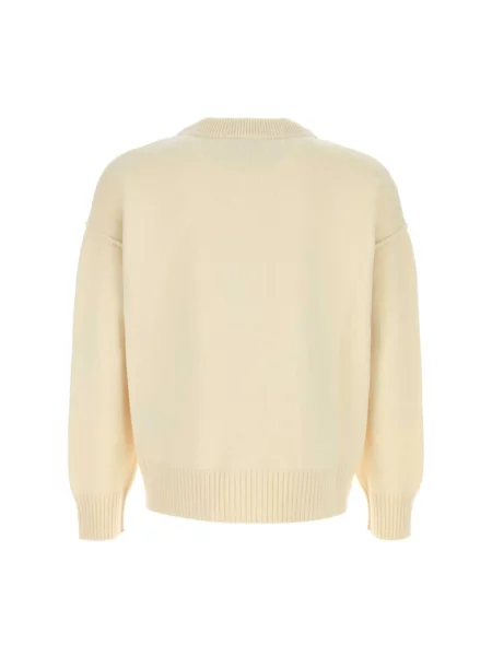 Sweter Ami Paris filcowy biały