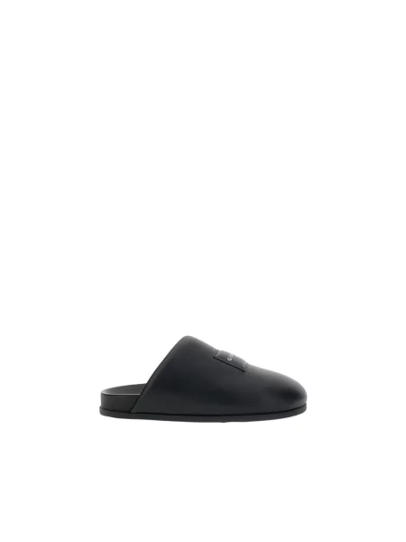 Klapki mules Givenchy skórzane czarne