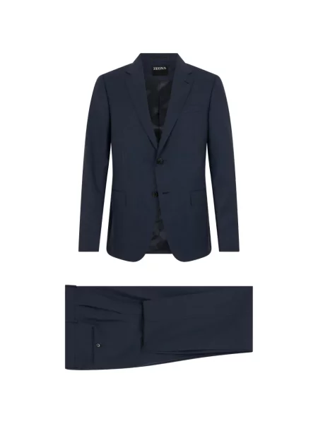 Costum Zegna de lână albastru