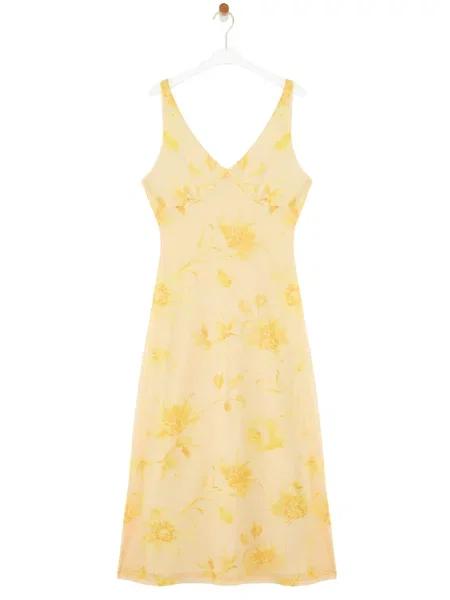 Trendyol Rochie crem / deschis galben