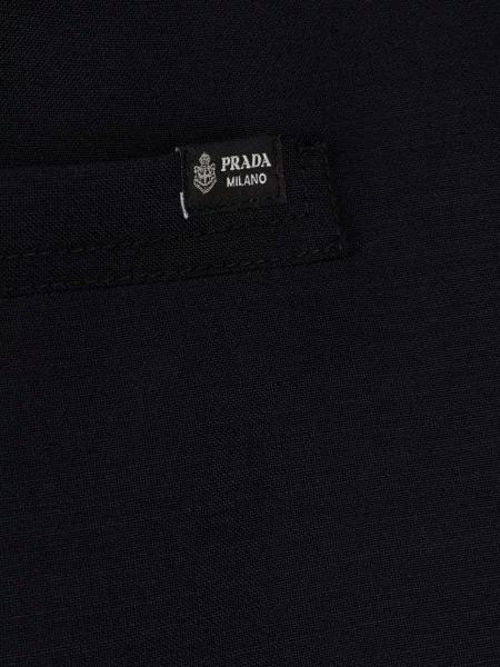 Geacă Prada de lână albastru