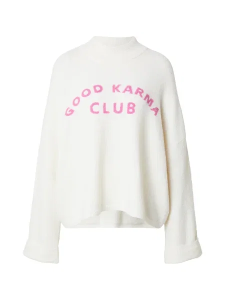 OH APRIL Svetr světle / bílá růžová