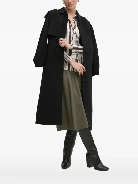 Bluză Sandro Ferrone cu imagine cu imprimeu abstract plisată alb