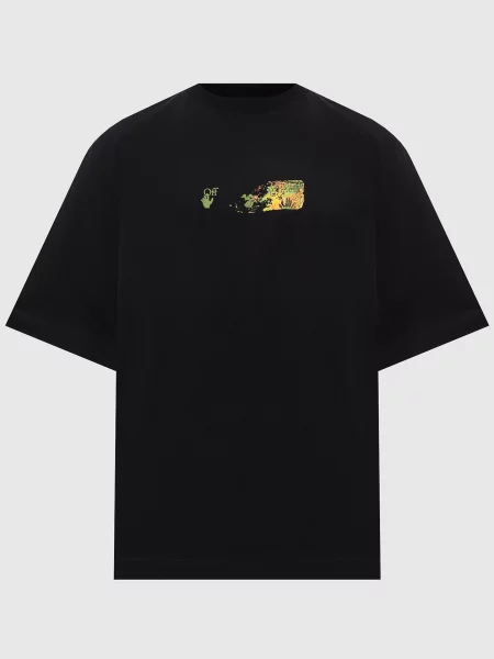 Футболка з принтом Spices Arrow Off-white чорна