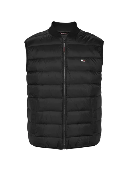 Kamizelka jeansowa Tommy Jeans bez rękawów czarna