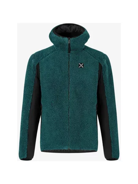 Polar Montura Sherpa Maglia Half Zip zielono S czarny