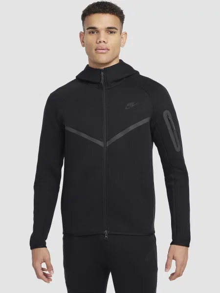 Флисовый свитер Nike черный