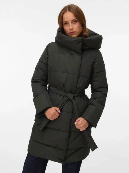 VERO MODA Palton de iarnă pin verde