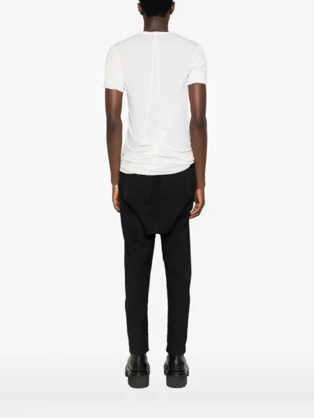 Tricou Rick Owens scurt alb