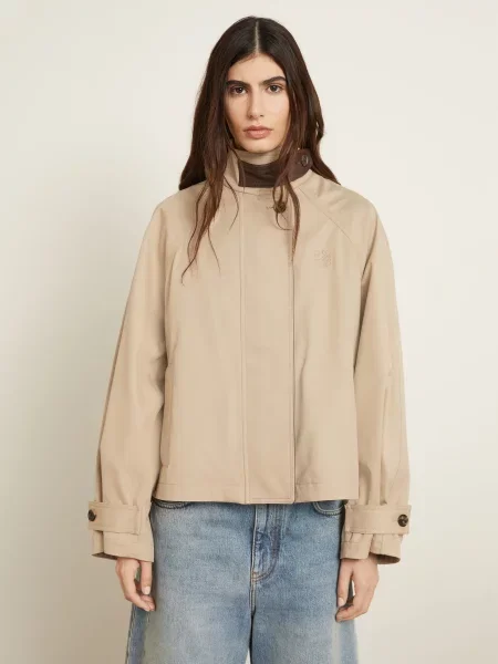 Loewe Kurtka Trenczowa beige beżowa