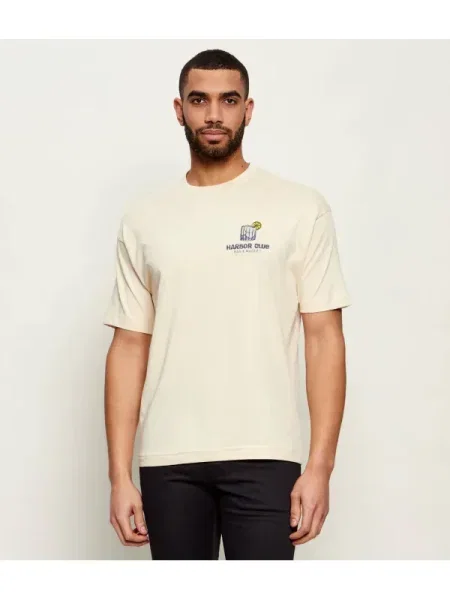 Drykorn Tricou KAYRO_HC | Relaxed fit bej