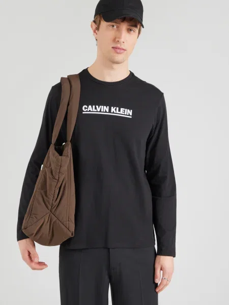 Calvin Klein Tricou negru alb