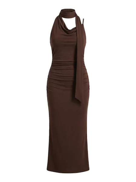 Studioselect Rochie Blanca închis maro