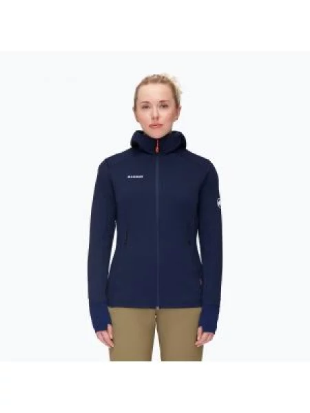 Bluza trekkingowa Mammut Taiss Light ML Hooded marine czarna