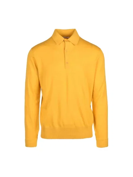 Dzianinowy sweter Kangra żółty