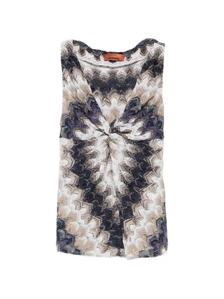Top Missoni modrý