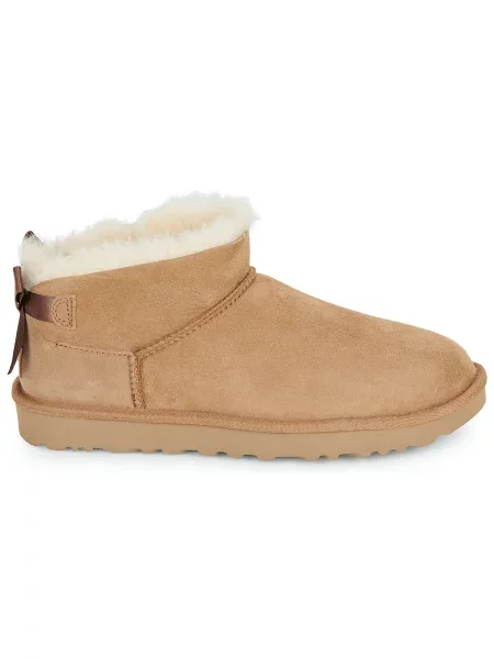 Pantofi Ugg cu funde maro