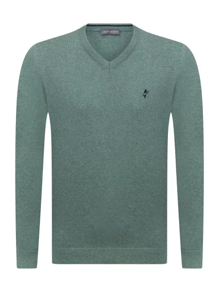 Jacey Quinn Pulover verde negru