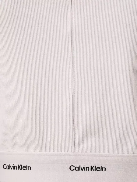 Calvin Klein Jeans блуза с дълги ръкави дамска от с сиво