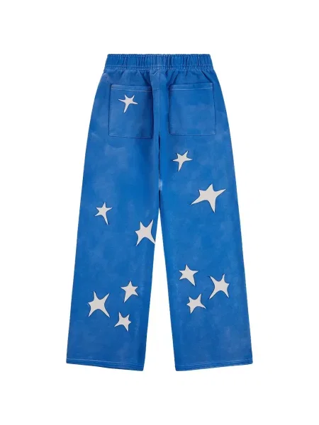 Pantaloni Kidsuper alergare albastru