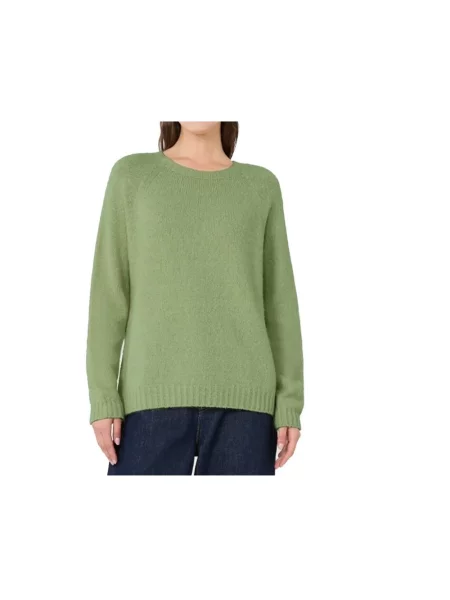Sweter Weekend Max Mara z alpaki zielony