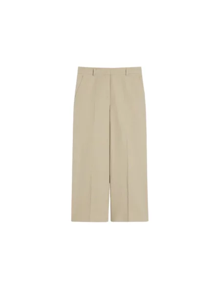 Spodnie Weekend Max Mara beżowe